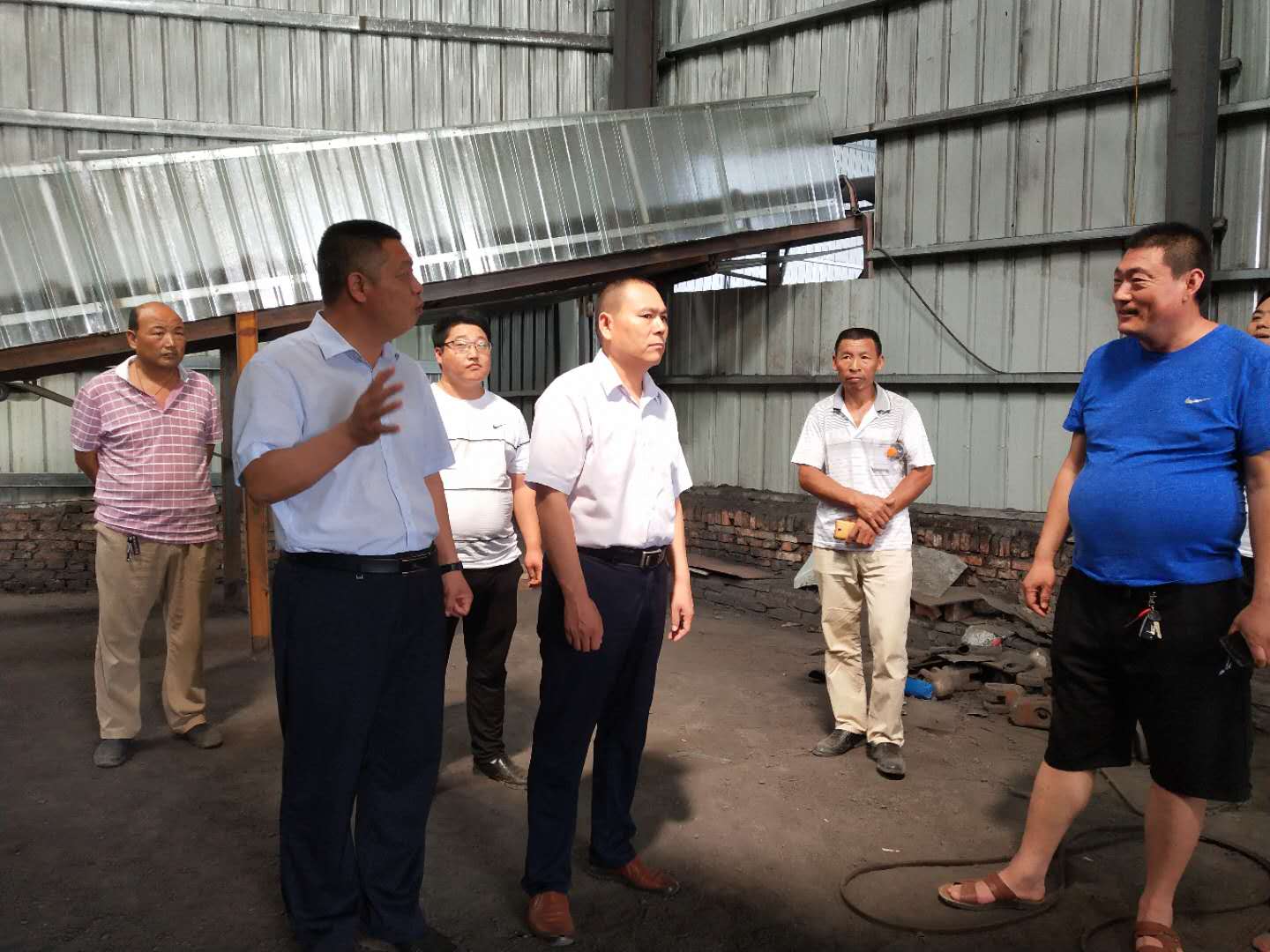 魏县政府副县长刘忠良现场督导中央环保督察群众信访举报问题整改