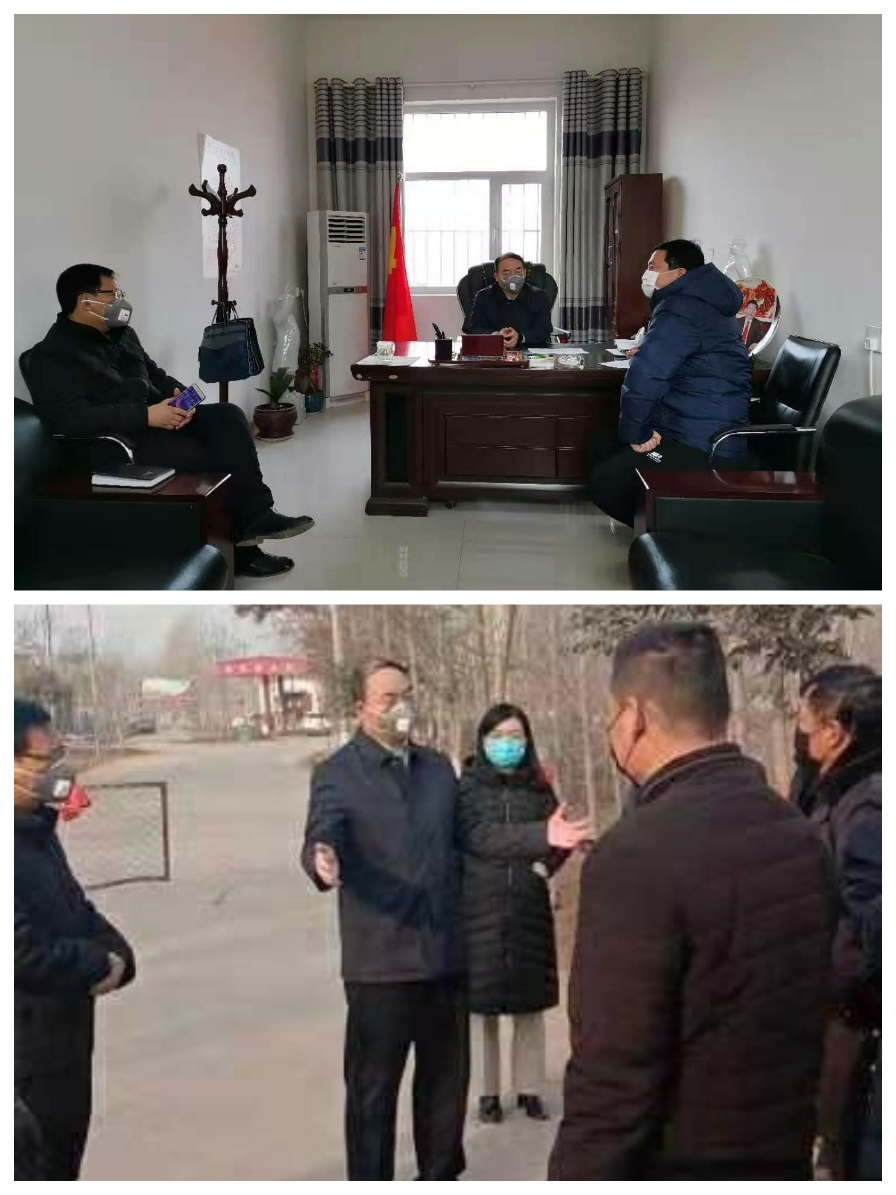县委常委,常务副县长张海军到大辛庄乡督导检查疫情防控工作.